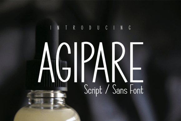 Agipare: A Bold Handwritten Font for Web Design