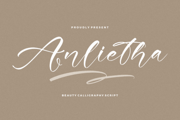 Anlietha: A Script Font for Editorial Elegance