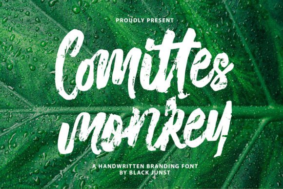 Comittes Monkey: A Modern Script Font for Editorial Design