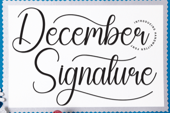 December Signature: A Font That Breathes Elegance Into Brand Identity