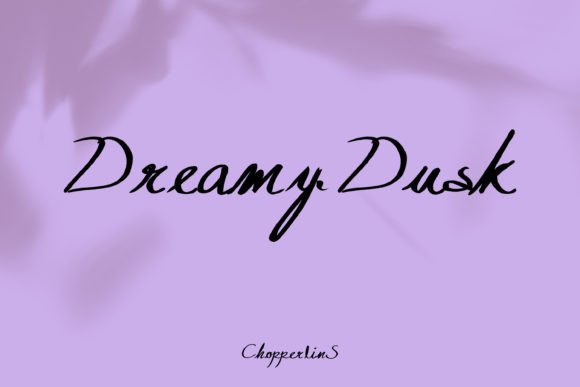 Dreamy Dusk: A Font That Builds Trust and Recognition