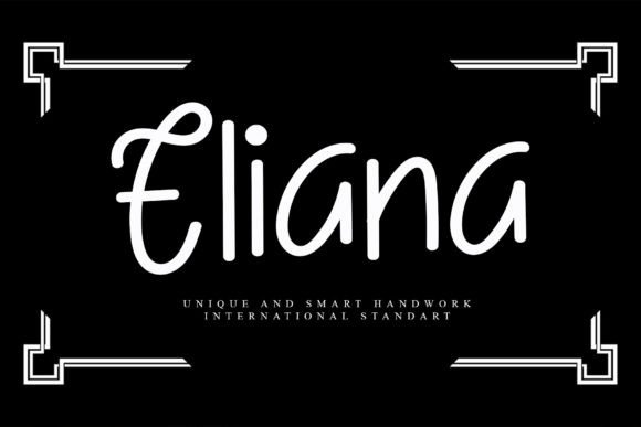 Eliana: An Editorial Handwritten Font
