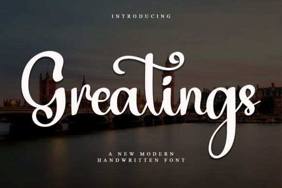 Greatings Font: An Elegant Handwritten Typeface for Branding