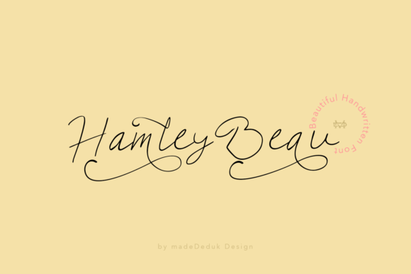 Hamley Beau: A Handwritten Font for Branding with Personality