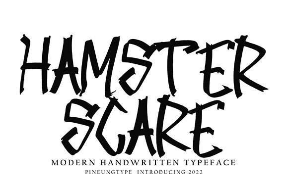 Hamster Scare: The Font That Adds Personality to Your Brand
