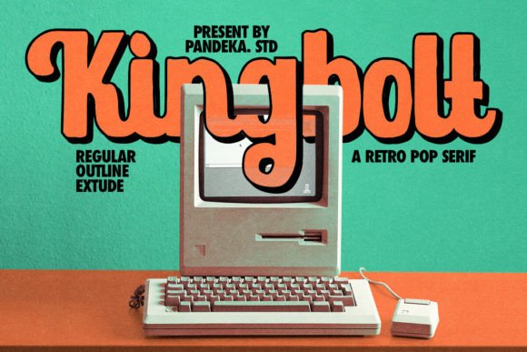 Kingbolt: A Bold Retro Font for Modern Brand Personality