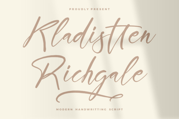 Kladistten Richgale: A Versatile Handwritten Typeface