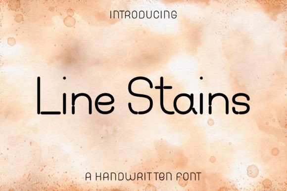 Line Stains: A Business-Friendly Font for Cohesive Branding