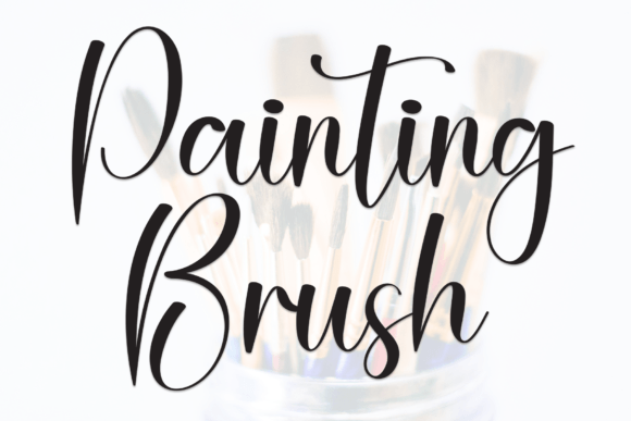 Painting Brush: A Handwritten Font That Elevates Your Brand's Visual Story