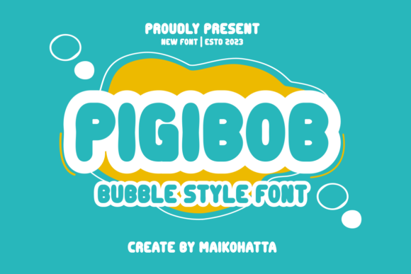 Pigibob: The Craft-Friendly Font for Playful Products