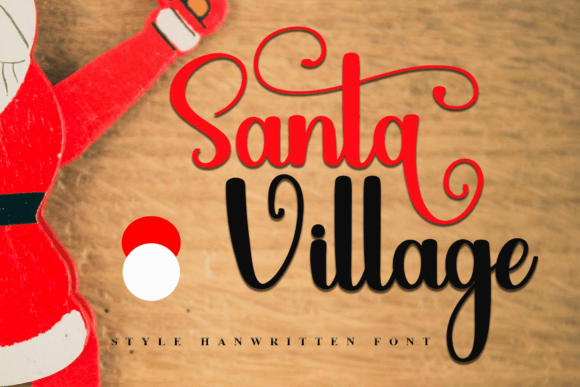 Santa Village: A Festive Font for Whimsical Branding
