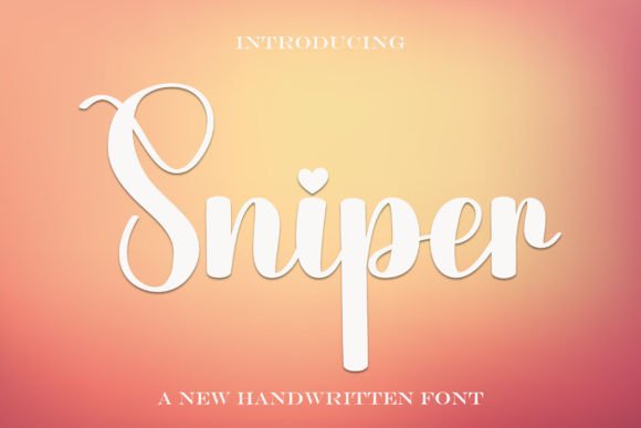 Sniper Font: A Timeless Handwritten Elegance for Editorial Design