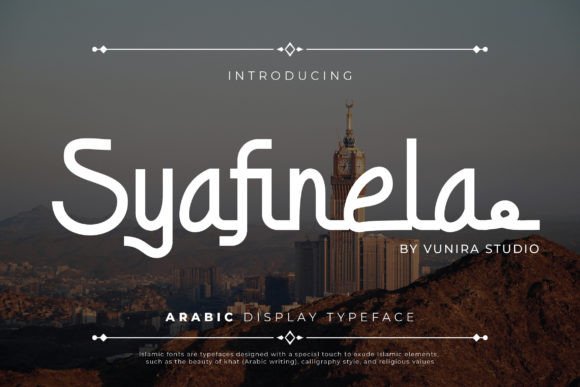 Syafinela Arabic Font: Your Tool for Elegant Branding
