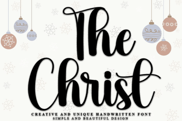 The Christ Font: A Modern Handwritten Font for Campaign Design