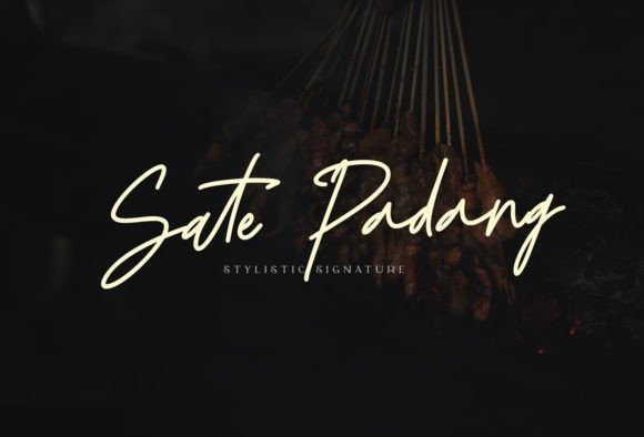 Using Sate Padang Font in Real Campaign Design