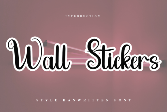 Wall Stickers Font: The Typography Choice That Elevated My Brand
