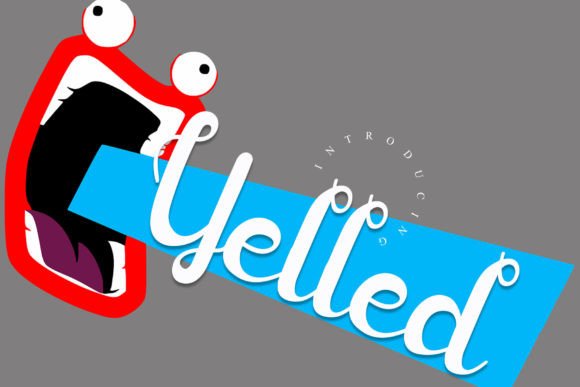 Yelled: A Modern Handwritten Font for Digital Design